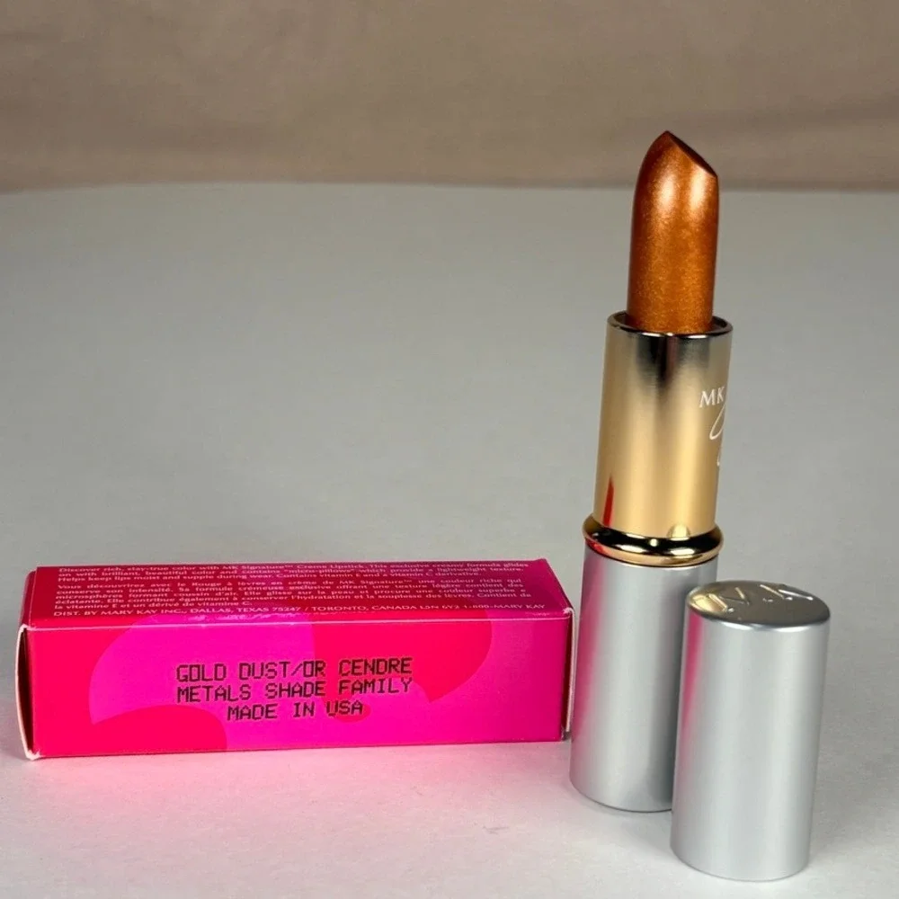NEW Mary Kay GOLD DUST MK Signature‎ Creme Lipstick 0.13 oz NOS 2311